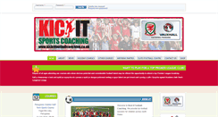 Desktop Screenshot of kickitfootballcoaching.co.uk